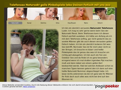 mehr Information : Natursekt Telefonsex mit Pissfotzen